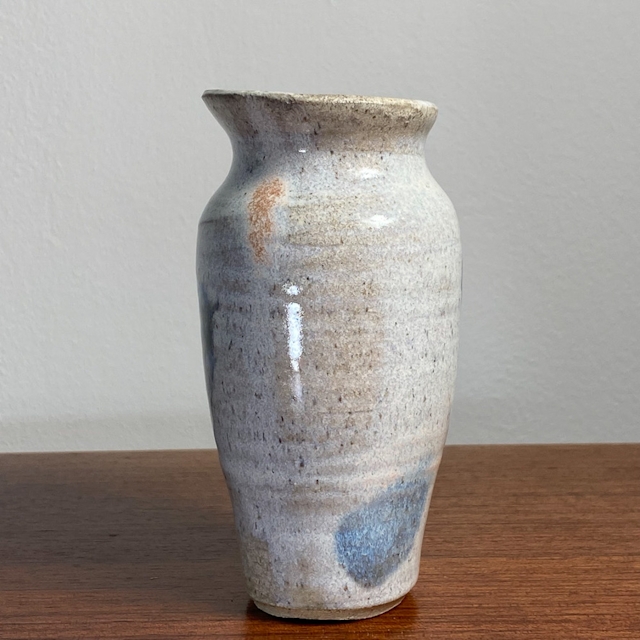 Small, narrow painted vase